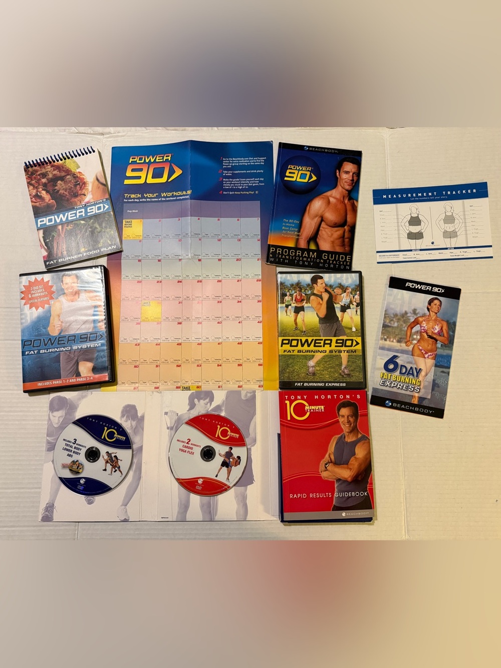 Beach Body’s Power 90 CD Set Total Body Transformation System Tony Horton